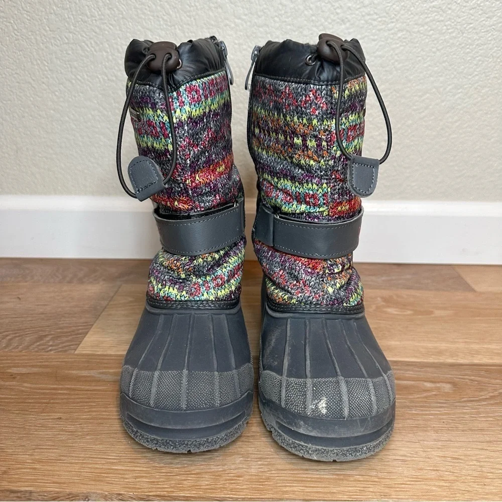 Dream Pairs Kamick Waterproof Mid Calf Girls Snow Boots, Size 4